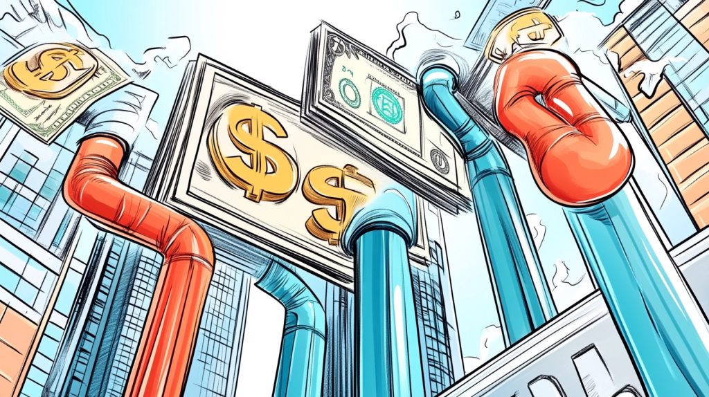 a graphic depicting making money from email. how to create an email course